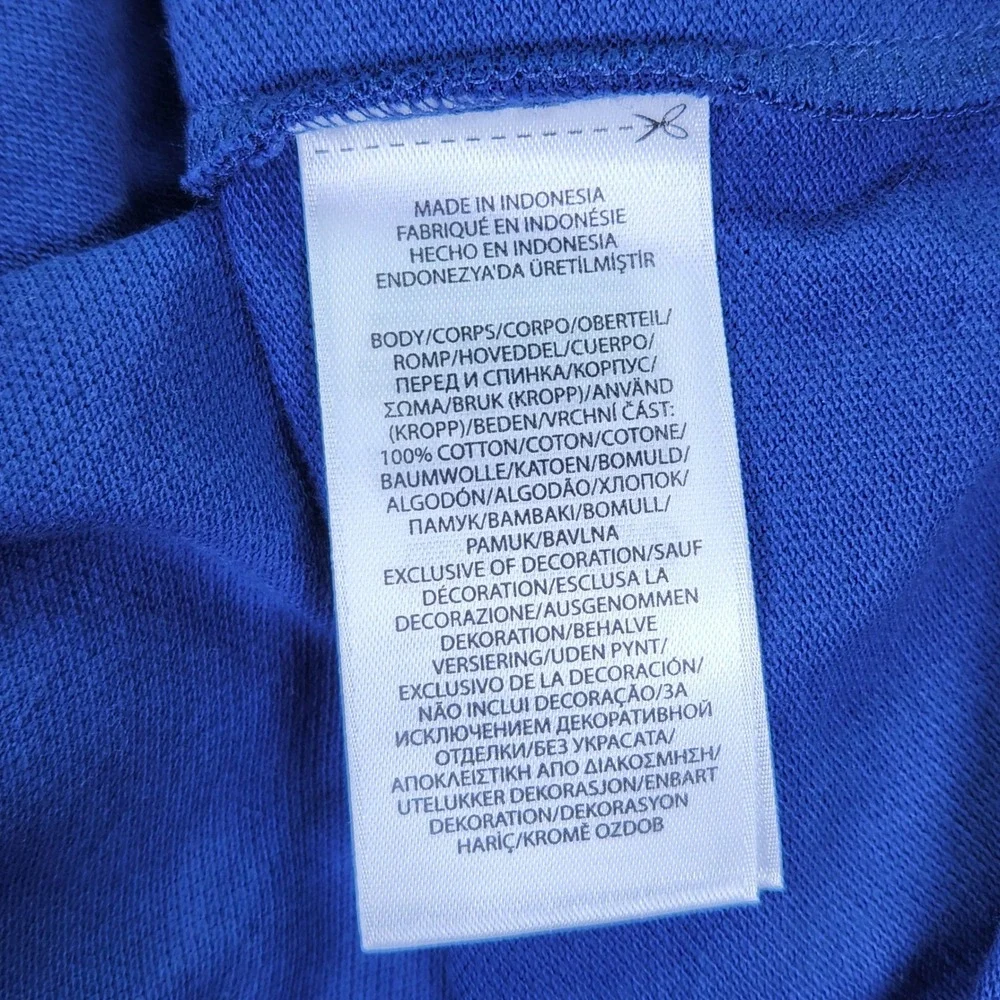 Polo Ralph Lauren Men's Big & Tall Mesh Polo Shirt  3XLT Blue/Yellow Green Shirt